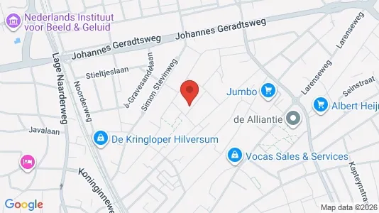 Apartments for rent i Hilversum - kort over placeringen