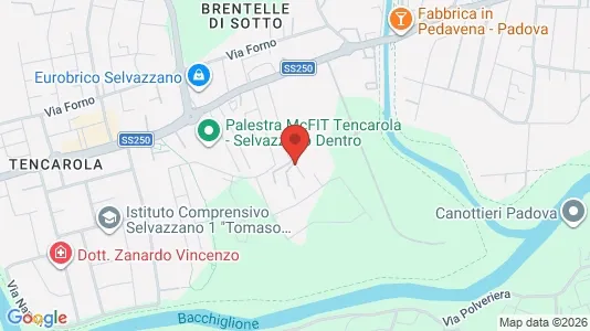 Apartments for rent i Padua - kort over placeringen