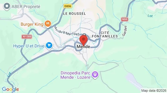 Apartments for rent in Mende - Photo from Google Street View