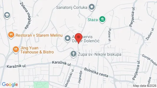 Apartments for rent i Sljeme (Medvednica-Tomislavac) - kort over placeringen