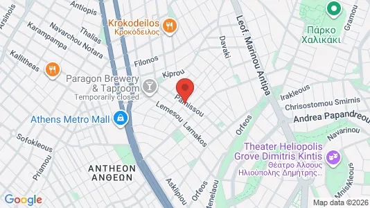 Apartments for rent i Agios Dimitrios - kort over placeringen
