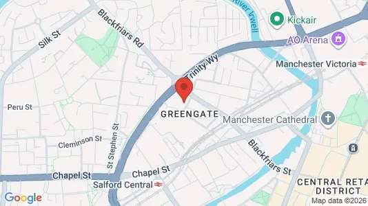 Apartments for rent i Salford - Lancashire - kort over placeringen