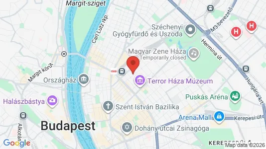 Apartments for rent in Budapest Terézváros - Photo from Google Street View