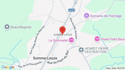 Apartments for rent in Somme-Leuze - Photo from Google Street View