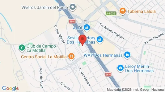 Apartments for rent in Dos Hermanas - Photo from Google Street View