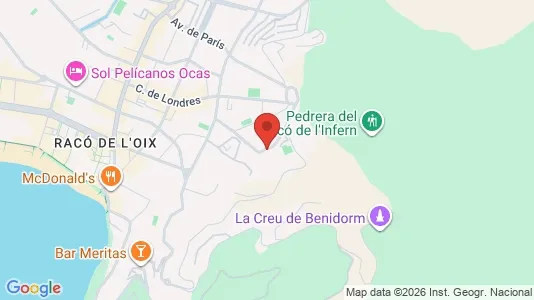 Apartments for rent in Benidorm - Photo from Google Street View