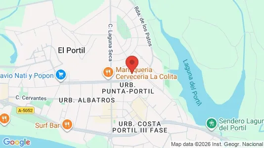 Apartments for rent i Punta Umbría - kort over placeringen