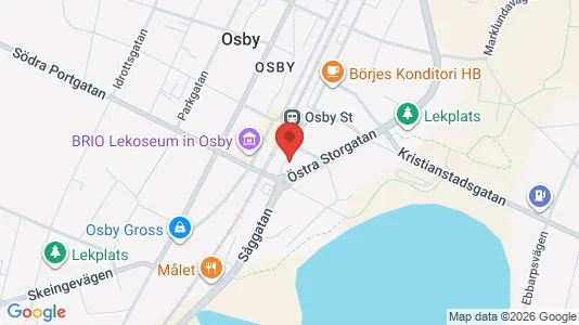 Apartments for rent i Osby - kort over placeringen