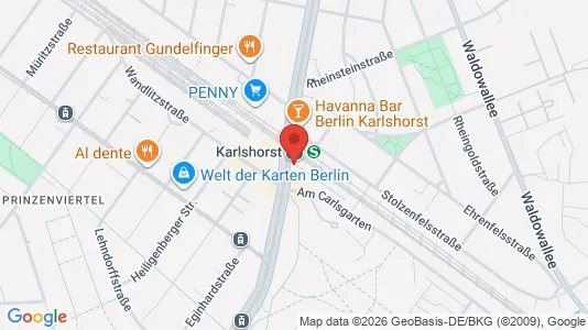 Apartments for rent i Berlin Lichtenberg - kort over placeringen