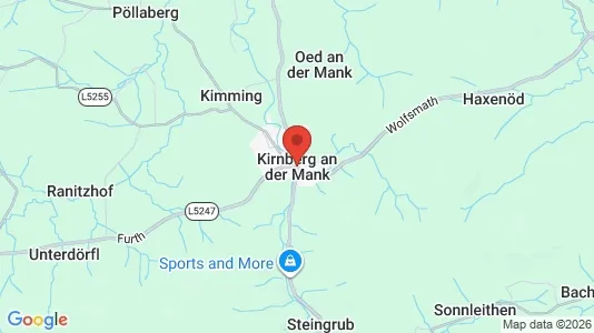 Houses for rent i Kirnberg an der Mank - kort over placeringen