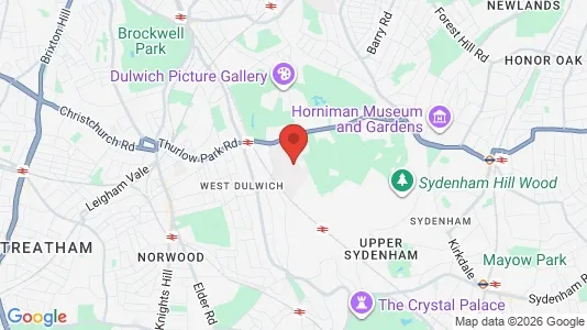Apartments for rent i London SE21 - kort over placeringen