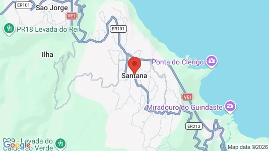 Apartments for rent i Santana - kort over placeringen