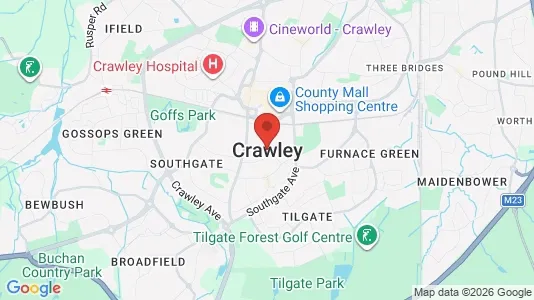 Houses for rent in Crawley - West Sussex - Photo from Google Street View