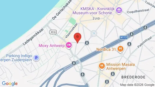 Apartments for rent i Stad Antwerp - kort over placeringen