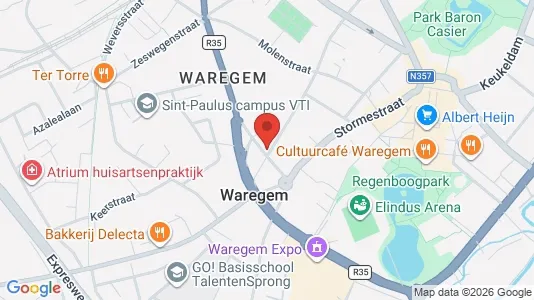 Apartments for rent in Waregem - Photo from Google Street View