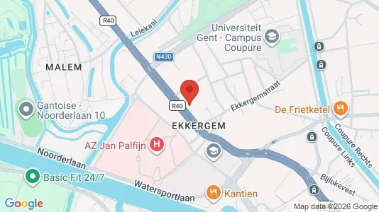 Apartments for rent i Stad Gent - kort over placeringen