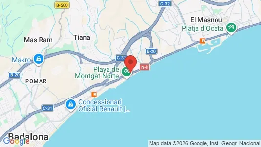 Houses for rent i Montgat - kort over placeringen