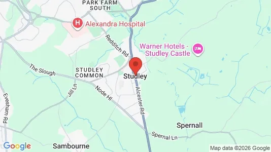 Apartments for rent i Studley - Warwickshire - kort over placeringen