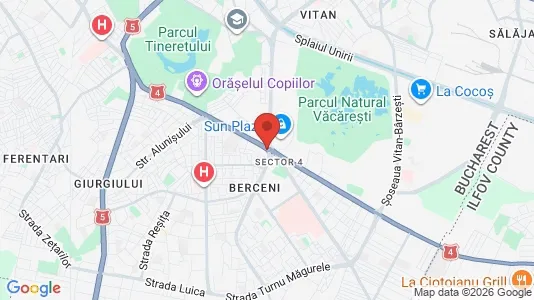 Apartments for rent i Bucharest - Sectorul 4 - kort over placeringen