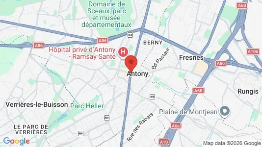Apartments for rent in Antony - Photo from Google Street View