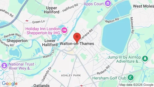 Apartments for rent in Walton-on-Thames - Surrey - Photo from Google Street View