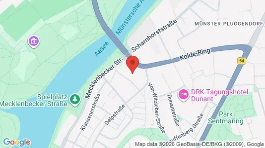 Apartments for rent i Münster - kort over placeringen