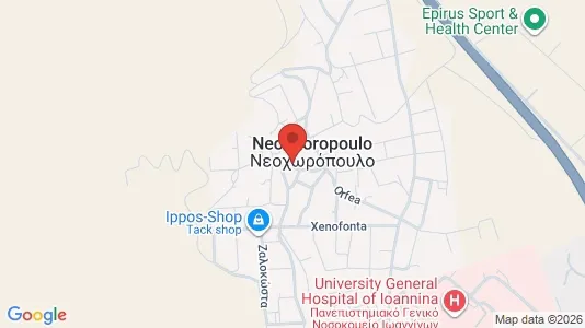 Apartments for rent i Ioannina - kort over placeringen
