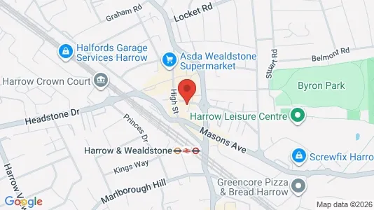 Apartments for rent i Harrow - Middlesex - kort over placeringen