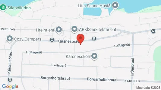 Apartments for rent in Kópavogur - Photo from Google Street View