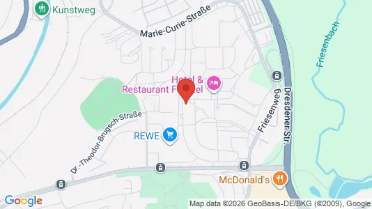 Apartments for rent i Vogtlandkreis - kort over placeringen
