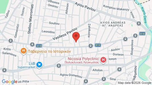 Apartments for rent in Nicosia Agios Dometios - Photo from Google Street View