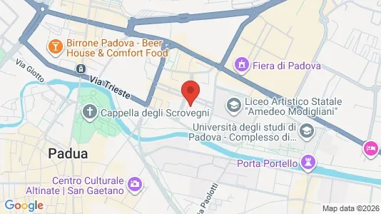 Rooms for rent i Padua - kort over placeringen