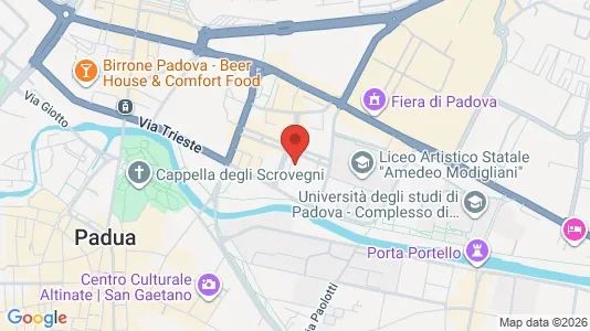 Rooms for rent i Padua - kort over placeringen