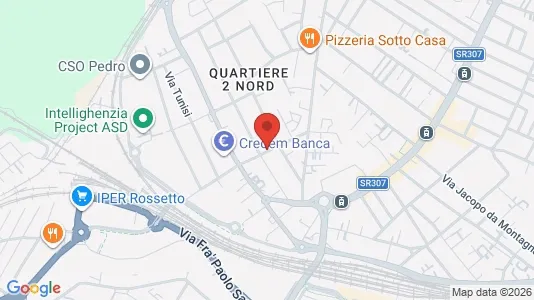 Rooms for rent i Padua - kort over placeringen