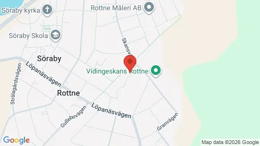 Apartments for rent i Växjö - kort over placeringen