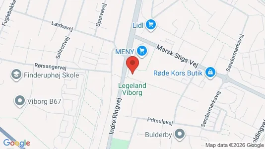 Apartments for rent i Viborg - kort over placeringen