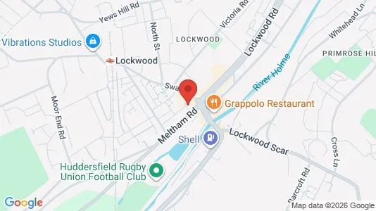 Apartments for rent i Huddersfield - West Yorkshire - kort over placeringen