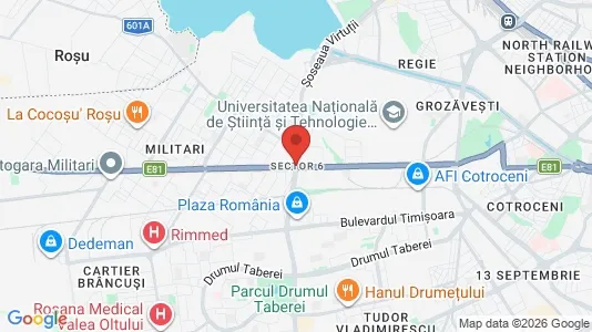 Apartments for rent i Bucharest - Sectorul 6 - kort over placeringen