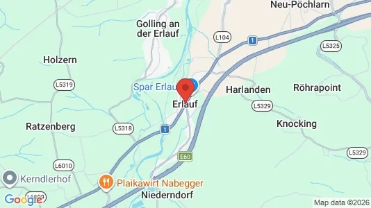 Apartments for rent i Erlauf - kort over placeringen