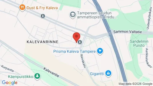 Apartments for rent i Tampere Keskinen - kort over placeringen