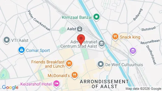 Apartments for rent i Aalst - kort over placeringen