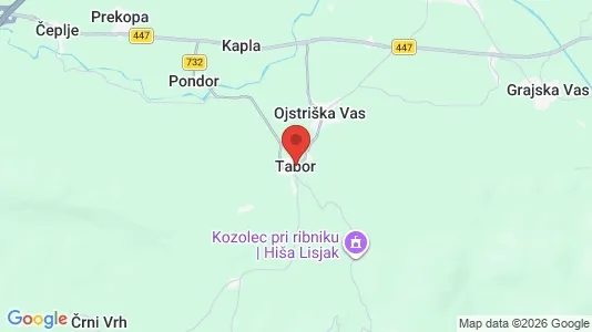 Apartments for rent i Tabor - kort over placeringen