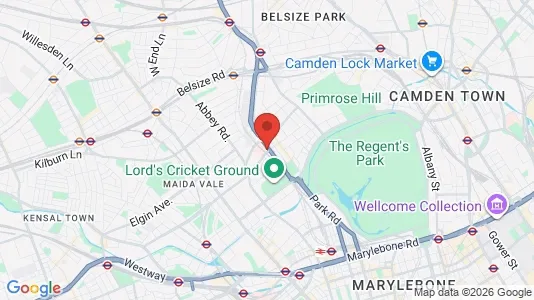 Apartments for rent i London NW8 - kort over placeringen