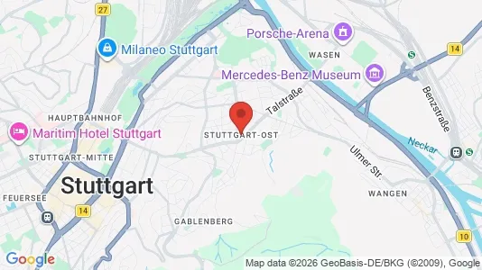 Apartments for rent in Stuttgart-Ost - Photo from Google Street View