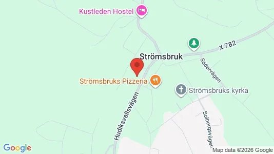 Apartments for rent i Nordanstig - kort over placeringen