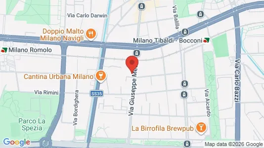 Rooms for rent i Milano Zona 5 - Vigentino, Chiaravalle, Gratosoglio - kort over placeringen