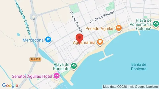 Apartments for rent in Águilas - Photo from Google Street View