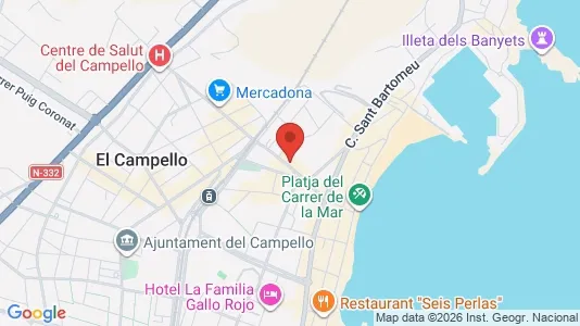 Apartments for rent in El Campello - Photo from Google Street View