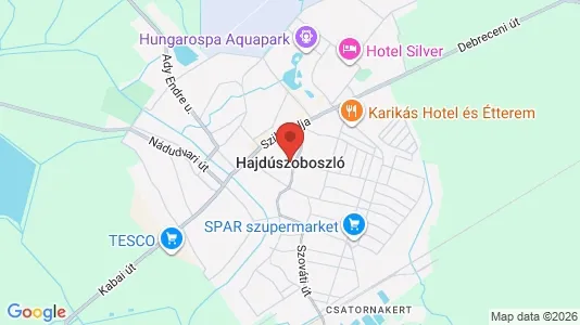 Apartments for rent i Hajdúszoboszlói - kort over placeringen