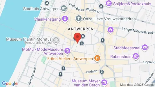 Apartments for rent i Stad Antwerp - kort over placeringen